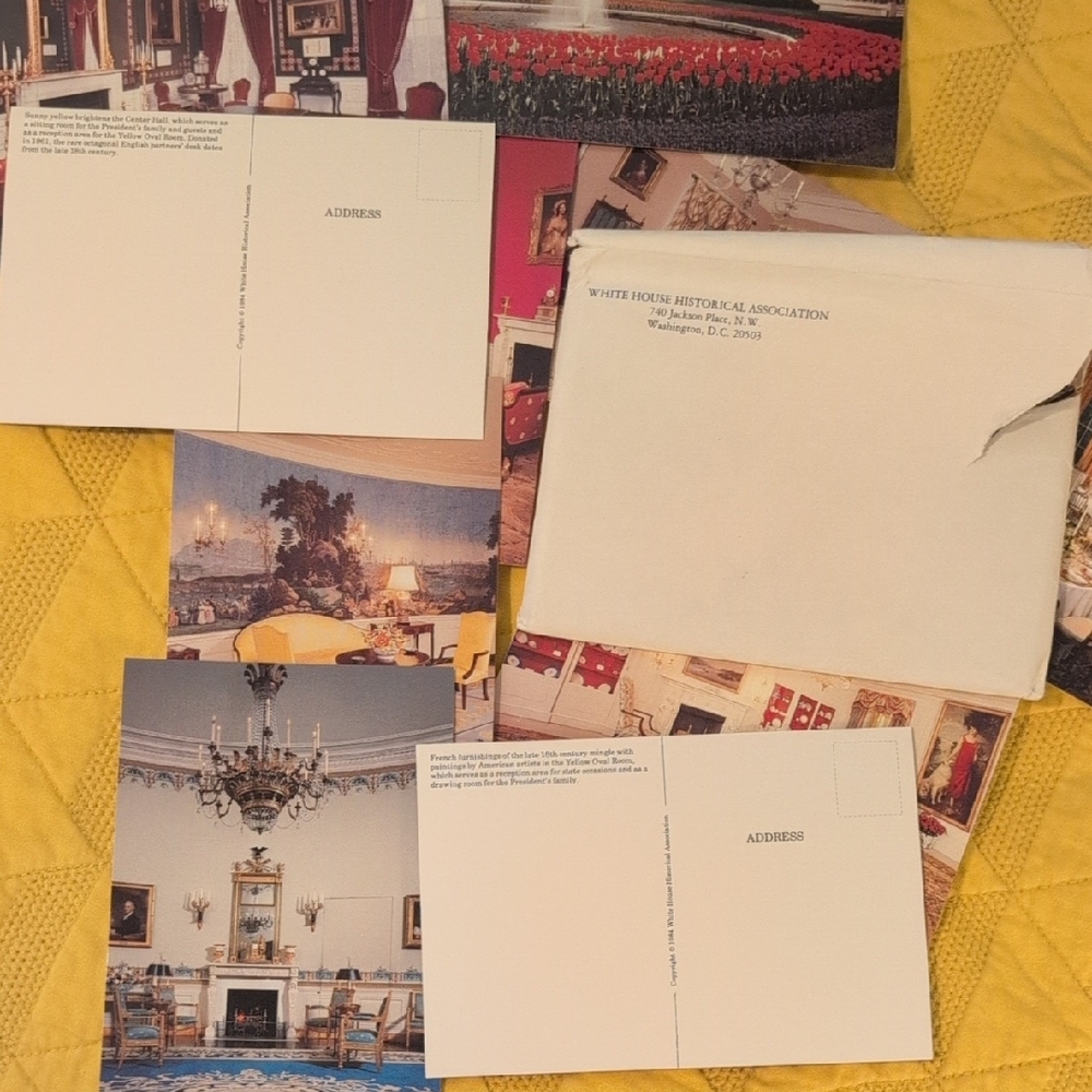 1980s White House Vintage Postcard Set